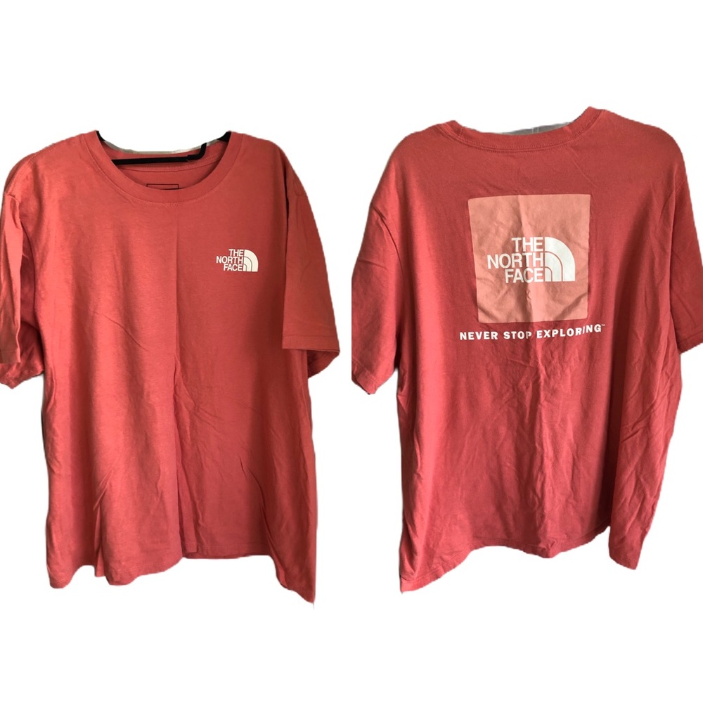 The North Face Never Stop Exploring Salmon Tee Shirt Size XXL